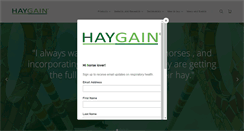 Desktop Screenshot of haygain.us